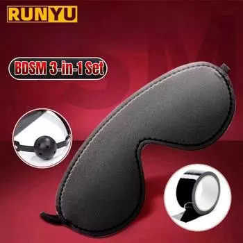 Эротическая маска для глаз Сексуальный раб БДСМ