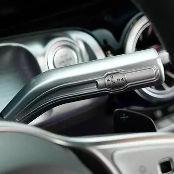 3 шт. автомобильный чехол для стержня стеклоочистителя, накладка на рулевое колесо, чехол для рычага переключения передач для Mercedes Benz GLB180 200 GLA180 CLA A180L GLE GLS серебряный