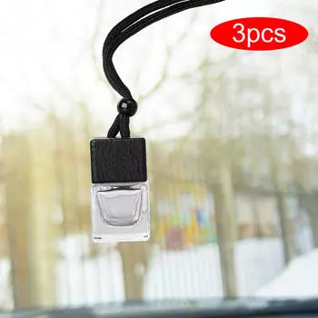 3 шт. автомобильный диффузор бутылки пустые 8 мл авто подвески офис домашний декор аксессуары для интерьера gradient black