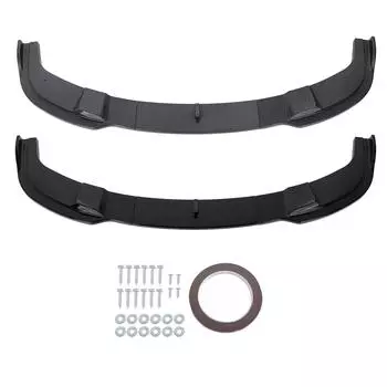 3 шт. автомобильный передний комплект кузова для губ ABS аэродинамический спортивный вид бампер спойлер для серии E60 E61 Sp Carbon Fiber Color