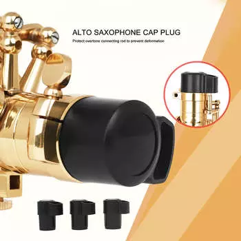 3 шт. B плоские вилки для альт-саксофона, АБС-пластик, заглушки для саксофона, защита для ключей с изогнутой шеей, детали музыкальных инструментов
