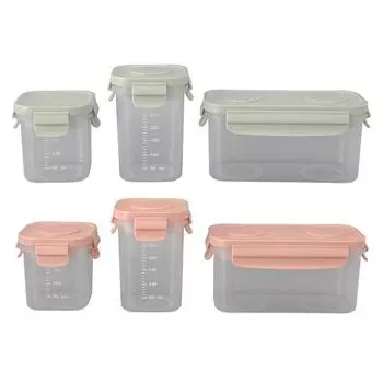 3 шт. баночки для хранения детского питания со шкалой, съемный пакет для льда, штабелируемые, пригодные для микроволновой печи, для детского питания Green