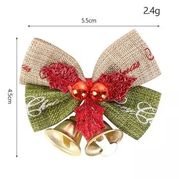 3 шт. бант рождественские украшения рождественская елка подвеска украшение для дома комната декор игрушка
