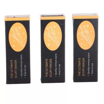 3 шт. Белый ластик для чистки обуви, удаление пятен, полировка, чистящее средство для кожаной обуви