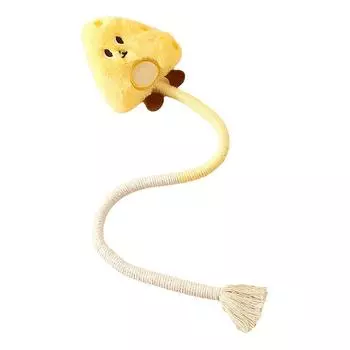 3 шт. безопасные игрушки для кошек на веревке, игрушка для чистки зубов, палочка для скрежетания зубами, интерактивная игрушка для котят из хлопковой веревки