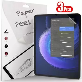 3 шт. бумажная защитная пленка на ощупь для Xiaomi Pad 6 5 Pro 11 дюймов 6s Pro 12.4 Redmi Pad Se планшет матовая пленка без стекла