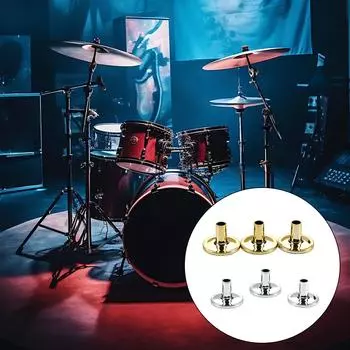 3 шт. чехлы для тарелок пластиковые чехлы для тарелок Hi Hat Cup Drum Cymbal Stand сменный аксессуар для ударного инструмента золотой