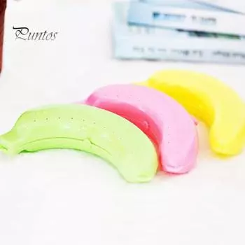 3 шт. Чехол для банана, пищевой, без БФА, легко моется, многоразовый, портативный, защитный контейнер для банана жёлтый