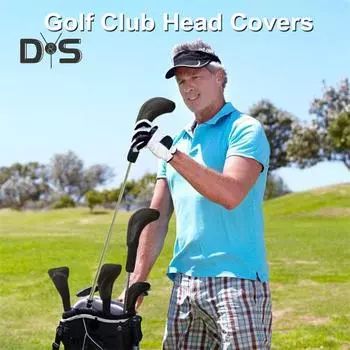 3 шт. Чехол для клюшки для гольфа, сетчатый чехол для клюшки для гольфа со сменными элементами. Теги 3 4 5 6 7 X для Fairway Woods Driver Hybrids белый/красный