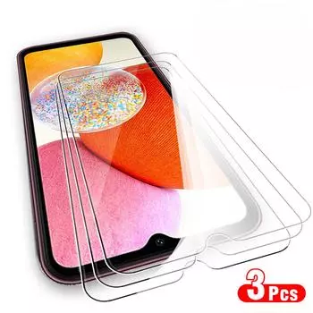 3 шт., чехол из закаленного стекла для Samsung Galaxy A14, защитное стекло для Samsung A54 A34 A24 SamsungA24 A14, 4G, 5G, экран, HD пленка Huawei P Smart 2019 чистый