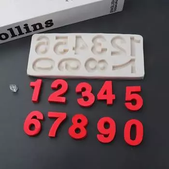 3 шт. цифры 0-9 модель шоколадный переворачивающийся торт форма украшение торта выпечка силиконовая форма для самостоятельного изготовления можно использовать на десерт