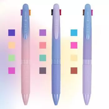 3 шт. цветная шариковая ручка для письма, рисования, раскрашивания, разноцветные чернильные ручки для студентов, учителей, детей, гладкие A