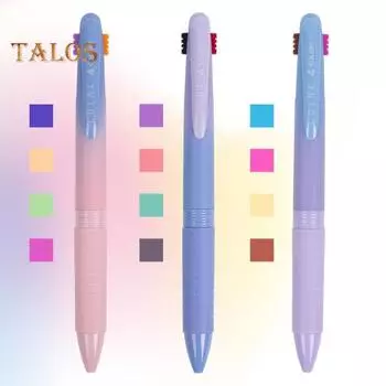 3 шт. цветная шариковая ручка для письма, рисования, раскрашивания, разноцветные чернильные ручки для студентов, учителей, детей, гладкая ручка для письма A