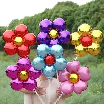 3 шт. Цветочные шары, розовые, красные, фиолетовые, воздушные шары для детского дня рождения, вечеринки, свадьбы, украшения, воздушные шары Other