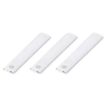 3 шт. Датчик движения для шкафа, съемная магнитная лампа, умные светильники для домашнего офиса 20cm-3pcs