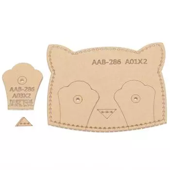 3 шт. держатель для карт акриловый шаблон ручная работа держатель для удостоверения личности автобуса кожаный шаблон ремесло