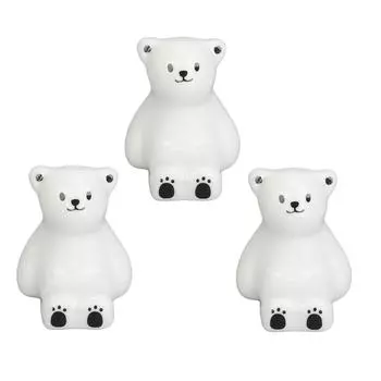 3 шт. держатель для ручек для дизайна ногтей, предотвращает скатывание, в форме милого медведя, многофункциональная подставка для кистей для дизайна ногтей