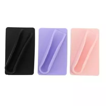 3 шт. держатель для телефона с помадой силиконовый держатель для губ портативный чехол для блеска для губ с клейкой основой для C