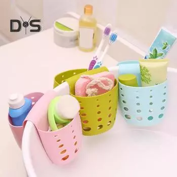 3 шт. держатель губки для фильтра слива раковины, маслостойкий, простой в установке, органайзер для кухонной губки, корзина для сита для раковины с отверстиями для слива розовый