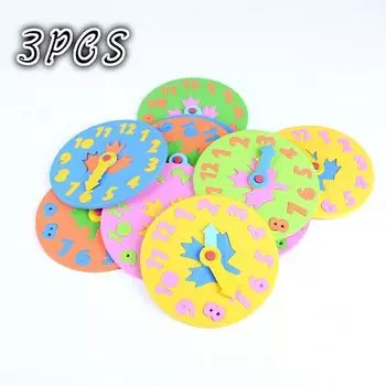 3 шт дети DIY часы обучение образование игрушки веселая математическая игра для детей детская игрушка