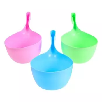 3 шт. Детская ванночка для купания, пластиковый черпак для воды, кухонный полив, многоразовая ложка для шампуня, ванна