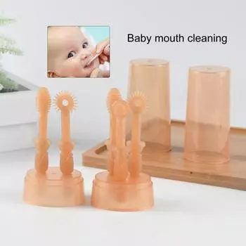 3 шт., детские зубные щетки, термостойкие, против царапин, без BPA, легко чистящиеся зубные щетки для малышей, товары для дома 3pcs