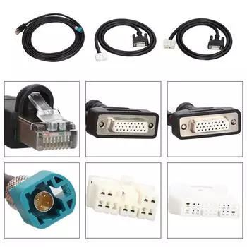 3 шт. диагностические сервисные кабели, замена диагностического разъема для моделей автомобилей Tesla SX