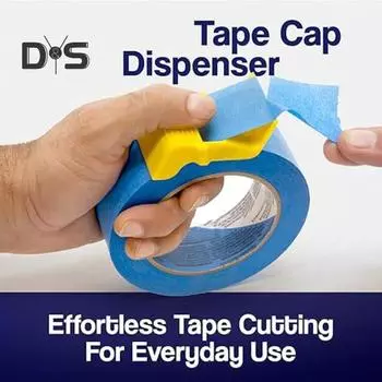 3 шт. Диспенсер для клейкой ленты, маскирующий, покрасочный, упаковочный, резак для клейкой ленты, портативный, эргономичный, самодельный, устройство для нанесения этикеток, режущие инструменты 3pcs