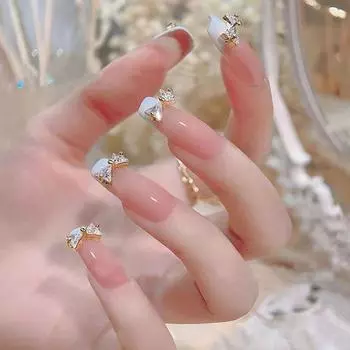 3 шт. DIY украшения для ногтей 3D бабочка для ногтей Шарм Стразы для ногтей Фрезер для маникюра Дизайн Аксессуар A 3Pcs