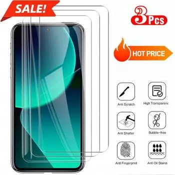 3 шт. Для Xiaomi 12T Защитное стекло для экрана закаленное xaomi 12TPro Xiaomi 13T Закаленная пленка против царапин Xiaomi Mi 9 SE чистый