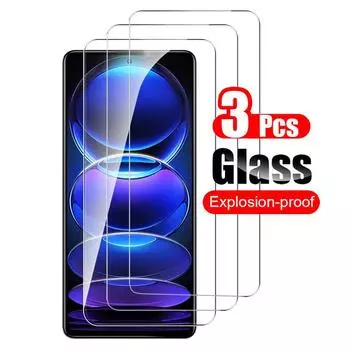 3 шт. для Xiaomi Redmi Note 12 Pro Plus 5G Note12 Защитная пленка из закаленного стекла для экрана Redmi Note 12 Pro + Speed Discovery Защитная пленка Стекло Redmi Note12 чистый