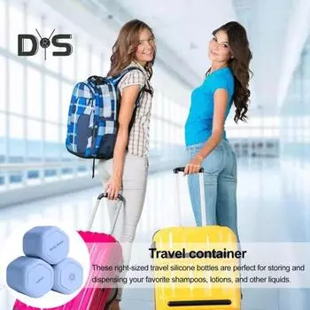 3 шт. дорожные контейнеры большой емкости, устойчивые к протечкам, легкие портативные магнитные коробки для хранения шампуня и кондиционера зелёный