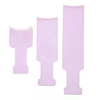 3 шт. Доска для мелирования, парикмахерская, краска для волос, набор лопаток для разделения, парикмахерский инструмент для фиолетовый