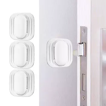 3 шт., дверная накладка, ручка, противоударная пробка, настенная наклейка, протектор для белый