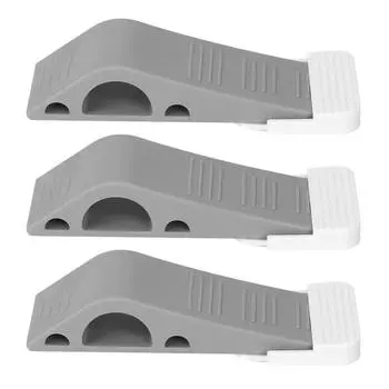 3 шт. Дверной стопор настенный дверной блокиратор детский протектор декоративный защитный гибкий резиновый стопор(# 1)