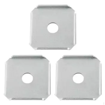 3 шт. Двойные мульчирующие лезвия адаптеры части стальные сменные аксессуары для газонокосилки