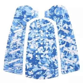 3 шт. EVA накладка на палубу для серфинга с противоскользящим покрытием, двойной ромбовидный узор, коврик для серфинга с хо