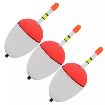 3 шт. ЕВА Светящийся рыболовный поплавок Светящаяся палочка Пенопластовый поплавок для морской рыбалки Сигнальный поплавок 100 г