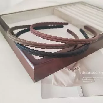 3 шт. Европейская и американская однотонная повязка-твист для волос женская для девочек элегантная повязка на голову для праздничной вечеринки аксессуары для волос