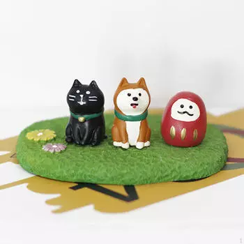 3 шт., фигурка животного, статуя животного, новоселье, книжная полка, подарок на день рождения, декоративная коллекционная вещь