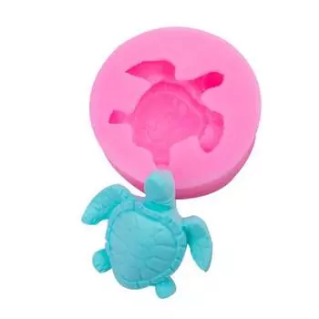 3 шт., форма для черепахи, легко извлекаемая из формы, гибкая силиконовая форма для выпечки, изысканная форма для мыла для дома 3pcs