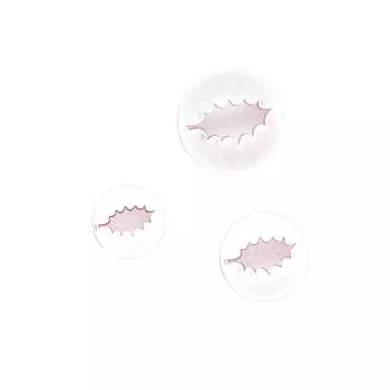 3 шт. Форма для тиснения в виде листьев рождественской елки, декоративные рождественские инструменты для самостоятельного украшения, печатные штампы, плунжеры