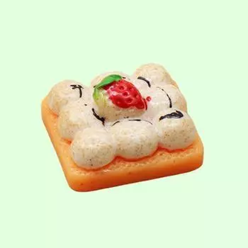 3 шт. Функциональные имитационные милые универсальные имитационные торты, яйца, сэндвичи, сделай сам, ювелирные изделия, аксессуары для кукольного домика B