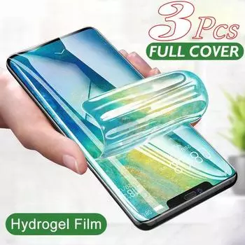3 шт. гидрогелевая пленка для Huawei P30 P40 Pro Mate 20 30 40 Lite Защитная пленка для экрана для Huawei Y5P Y6P Y7P Y8P Y7A Honor 9X 10X Lite 9A 9C P Smart Not Glass