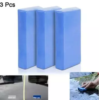3 шт., глиняный брусок для чистки автомобиля, очиститель для автодетейлинга, очиститель глиняного бруска для автомойки, грязевая глина, чистящий брусок 1