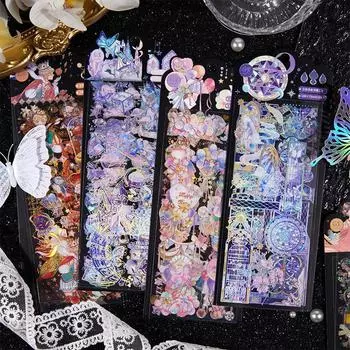 3 шт. голографические наклейки Маленький принц набор наклеек для скрапбукинга журнальный альбом дневник искусство ремесло домашний декор A