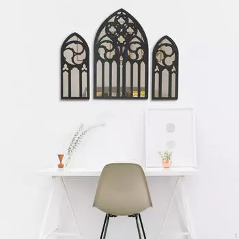 3 шт. Готические зеркала Настенный декор Декоративные зеркала, барокко, декоративные арочные Style A