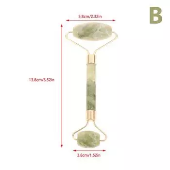 3 шт. Гуаша натуральный камень массаж лица нефритовый ролик Гуаша набор инструментов для массажа тела и лица спа B
