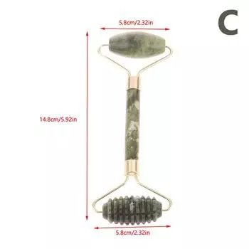 3 шт. Гуаша натуральный камень массаж лица нефритовый ролик Гуаша набор инструментов для массажа тела и лица спа C