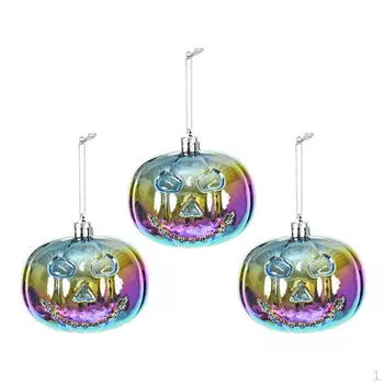 3 шт. Хэллоуин подвесные тыквы украшения шары украшения, безделушки страшная жуткая вечеринка Multicolor